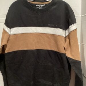 Men’s Kenneth Cole New York black and tan sweat shirt size medium